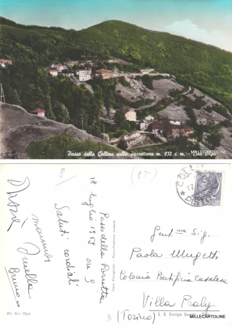 # Passo Della Collina Sulla Porrettana - Bar Olga   1959