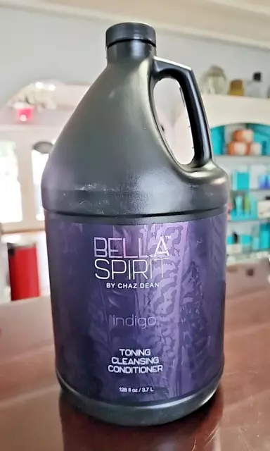 Bella Spirit Indigo Toning Cleansing Conditioner Gallon FULL No Seal From Salon!