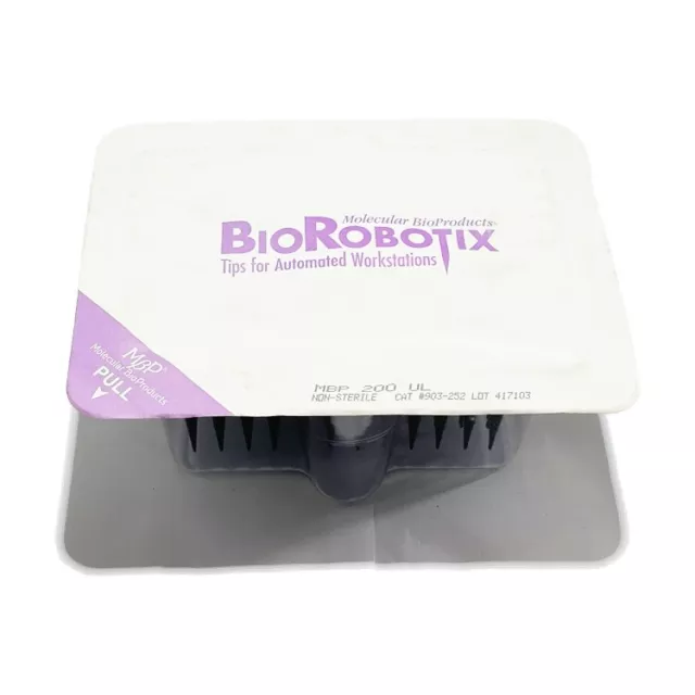 MBP Biorobotix™ Pipette Pointes 200μL Noir non Stérile 96 / Lot - Laboratoire