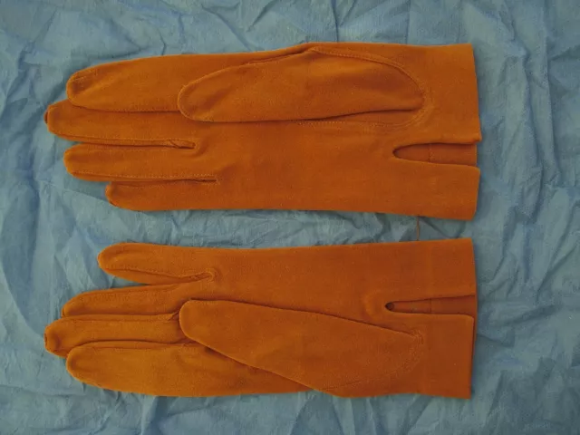 Gants cuir - Daim - Neufs -Dames - Taille 6 3/4 - Guibert Frères - Vintage 3