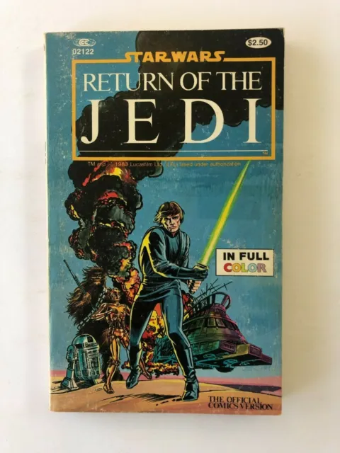 Star Wars RETURN OF THE JEDI ~ Marvel Graphic Novel ~ 1st Edition Comic Version