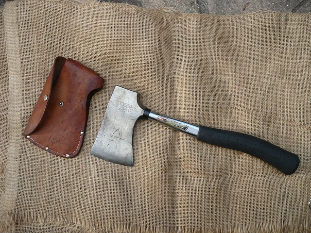 Vtg True Temper JET ROCKET ABA Camp Hatchet Steel Rubber Handle - Made in USA