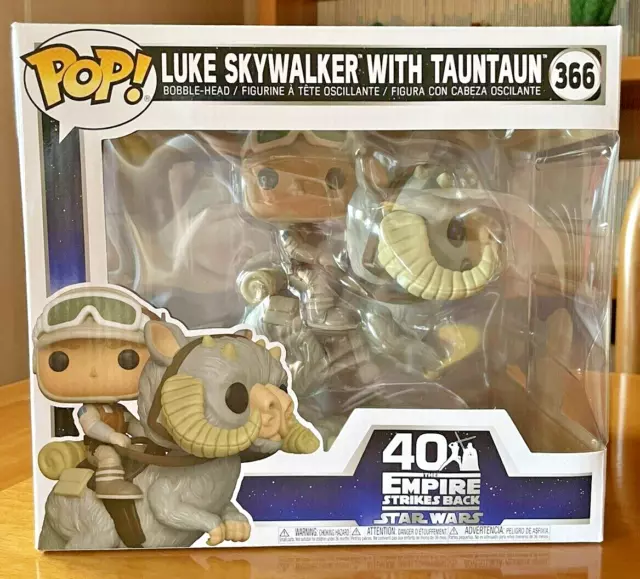 Funko Pop 366 Star Wars Luke Skywalker With Tauntaun Mai Aperto
