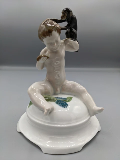 1920s German Rosenthal Porcelain Figurine Lousy Story by Ferdinand Liebermann 6"