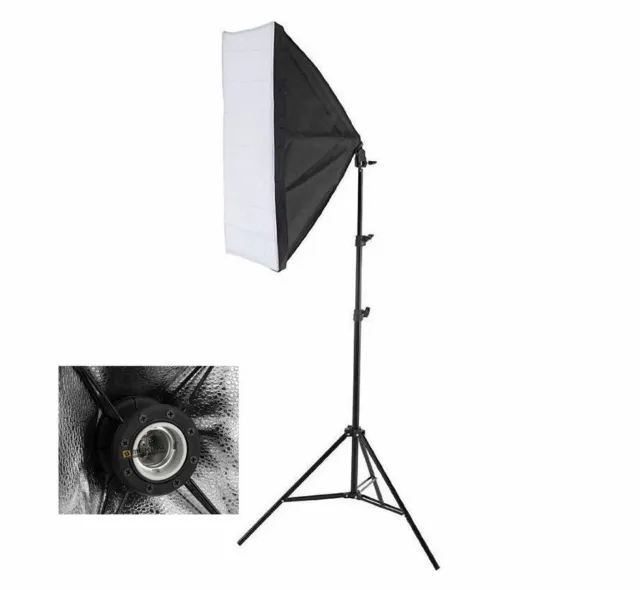 50x70cm Fotografie Softbox Beleuchtung Kit mit Lichtstativ für Photo Studio Live