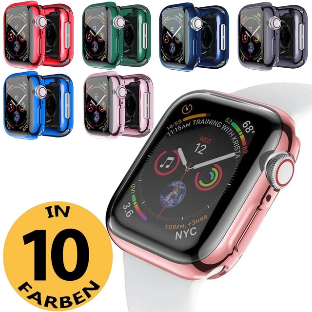 Silikon Hülle für Apple Watch Series 1-7 Se 38-45mm Schutzhülle | 360-Grad Cover