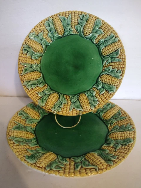 食器 Bordallo Pinheiro Sunflower Salad Plates Vintage Bordallo Pinheiro 8