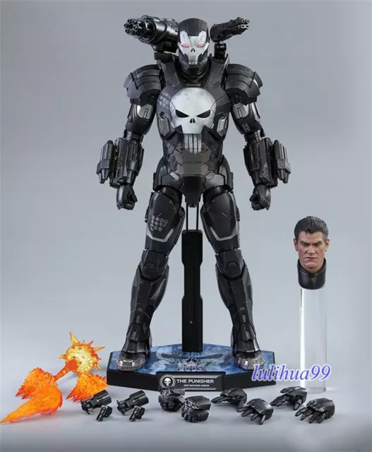 Hot Toys 1/6 Marvel Future Fight The Punisher War Machine Armor Figure VGM33D28