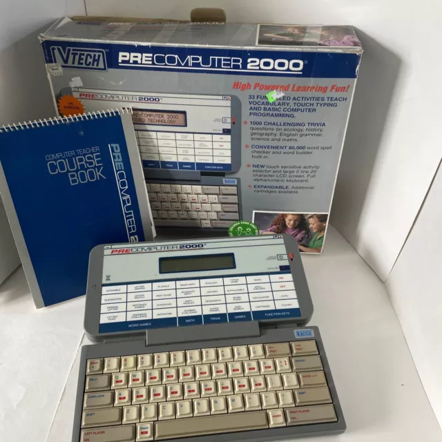 VTech Pre Computer 2000  Boxed VTG 1992 UK Version NOS 80-1441