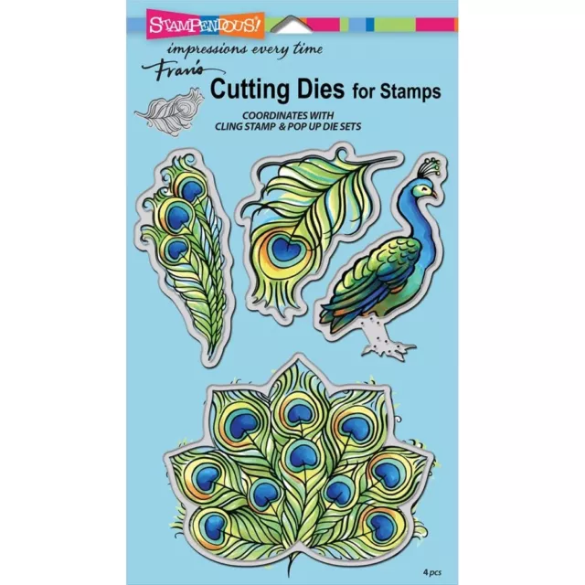 Stampendous Laurel Burch Dies - Poised Peacock Clearance