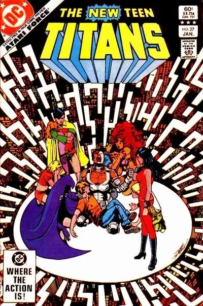 NEW TEEN TITANS #27 F, George Perez, Direct DC Comics 1983 Stock Image