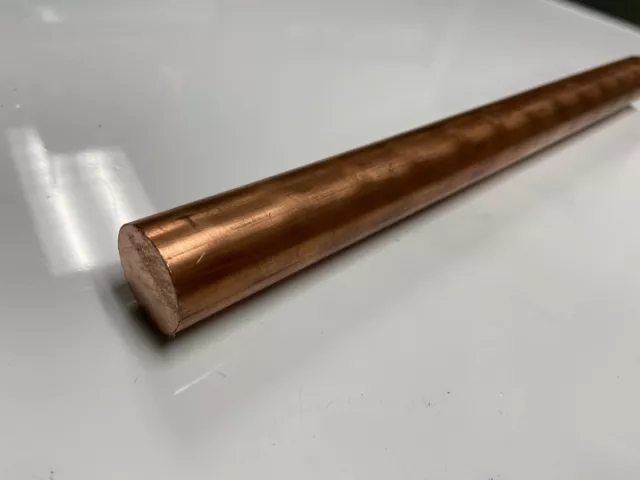 1" Diameter x 36"-Long COPPER Round Bar-- 1" Dia 110 Rod LATHE STOCK