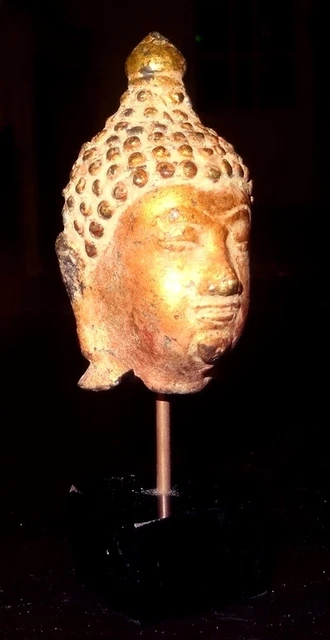 Tete De Bouddha En Bronze - Thailand 1700 Ad - Sukhothai Bronze Buddha Head