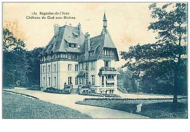 61.BAGNOLES DE L'ORNE.n°33.CHATEAU DU GUE-AUX-BICHES