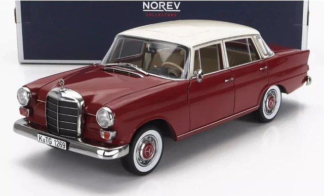 Modèle réduit Mercedes Benz 250 Se , 1965-1967 , Blanc 1/18