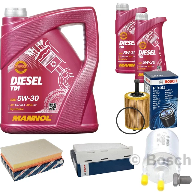 MANNOL Diesel TDI 5W-30 Motoröl 10 Liter (2x5L) - API SN/CF, VW 505.01, Für Diesel- Und Ottomotoren