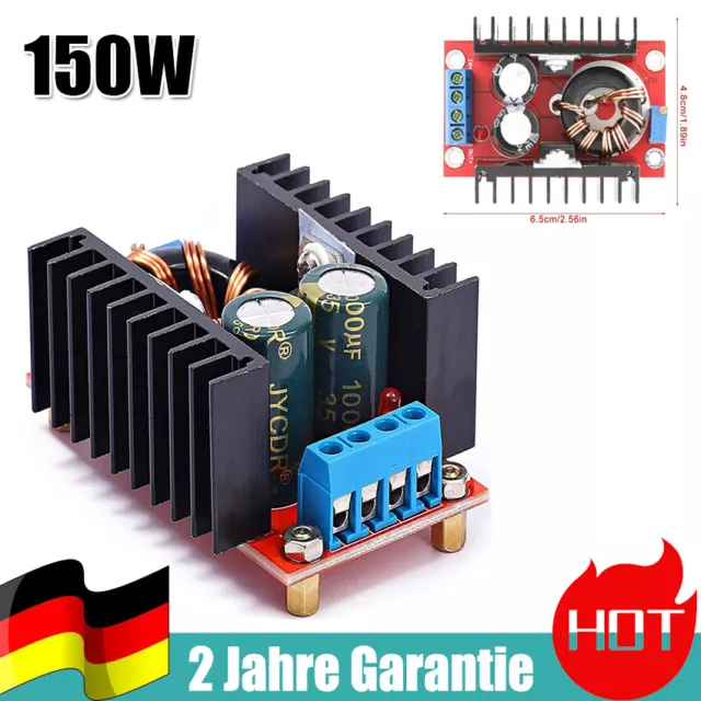 150W Boost-Modul DC-DC-Aufwärtswandler Einstellbar Step Up Boost Converter Modul