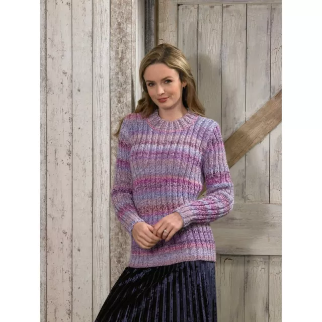 Knitting Pattern James C Brett JB584 Chunky Jumper