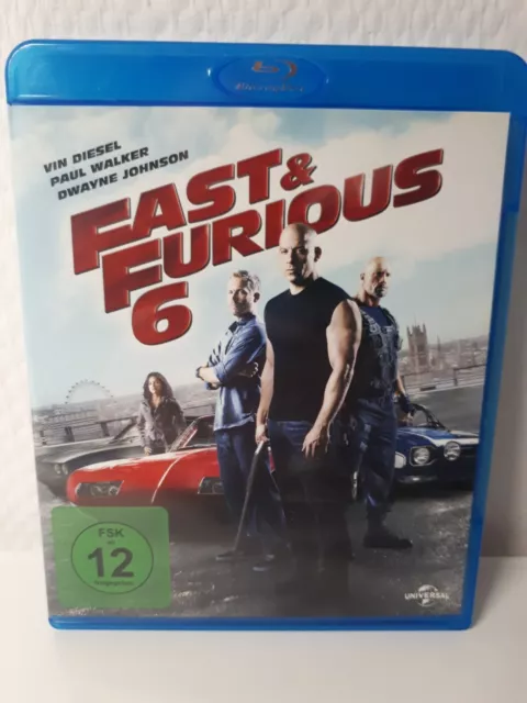 Bluray Fast a Furious 6 Film Blu-Ray Vin Diesel Paul Walker Dwayne Johnson