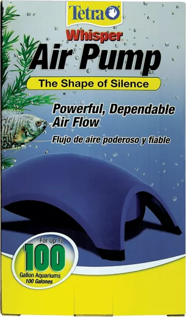 Whisper Air Pump Water Fish Tank Aquarium 10 40 60 100 Gallons Filter NEW