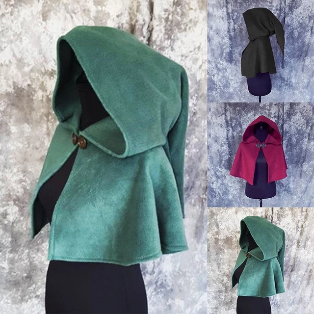 Cappotto mantello donna cosplay vampiro abbigliamento costumi mantello donna