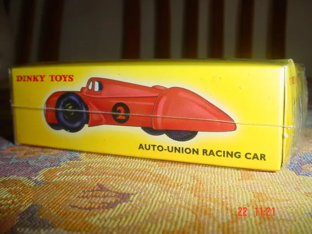 Atlas/Dinky 23D Auto-Union Racing Car Silver MIB