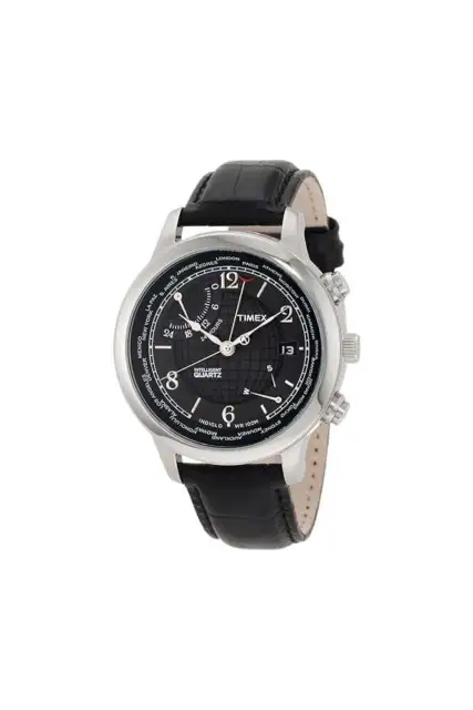 Timex Mens Intelligent Traveller Quartz Watch T2N609