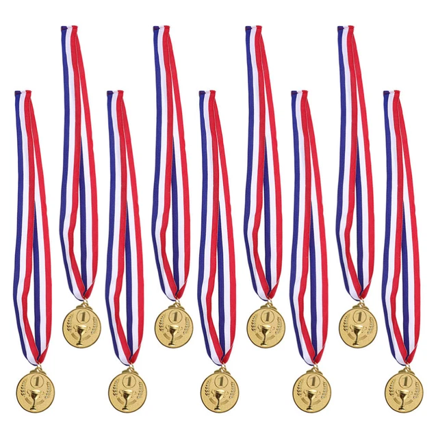 12 Pcs Médailles Scolaires Pour Récompenses Enfants Alliage De Zinc