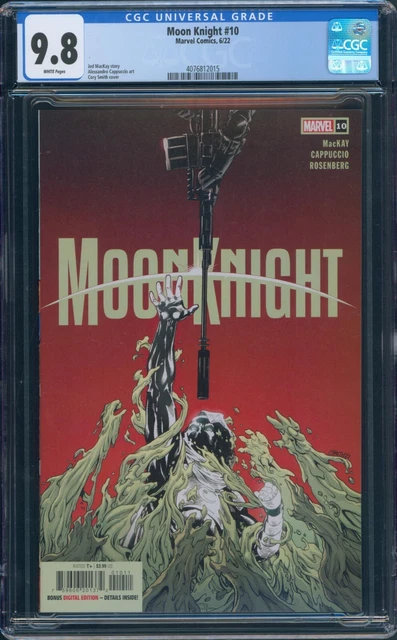 Moon Knight # 10 CGC 9.8 1st Full Appearance of Rutherford Winner Marvel 2022
