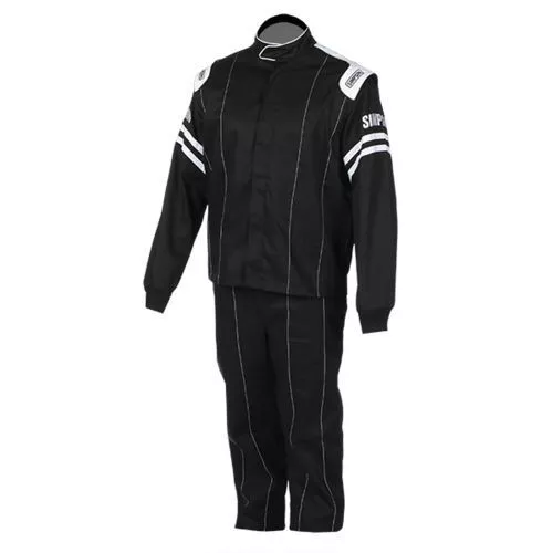 Simpson Safety L202471 Legend II Racing Suit - X-Large, Black/Black NEW