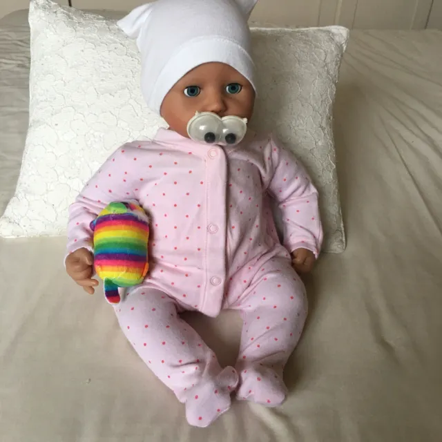 Baby Annabell Girl Doll. 18ins Baby Doll with Dummy