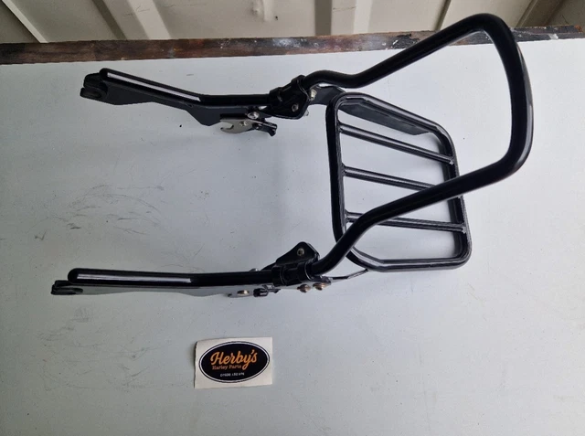 Chrome Sissy Bar Backrest & Luggage Rack for Harley Davidson Road King 2009-2017