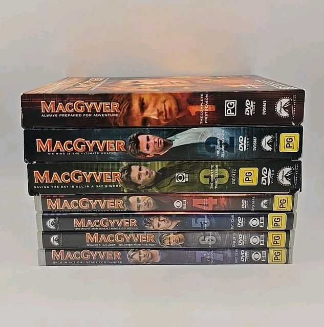 MACGYVER COMPLETE SERIES DVD Seasons 1-7 TV Show Region Free