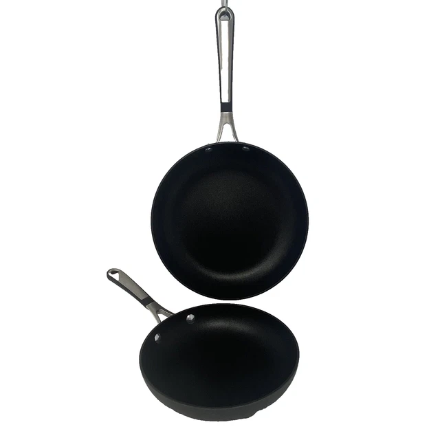 CALPHALON PANS SET 8" and 10" NonStick Fry Pan PFOAFree HardAnodized