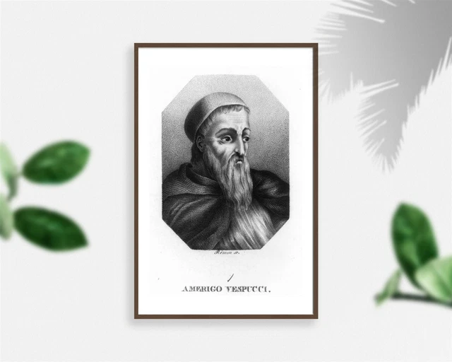 Photo: Amerigo Vespucci,Italian explorer,financier,navigator,cartographer,Americ