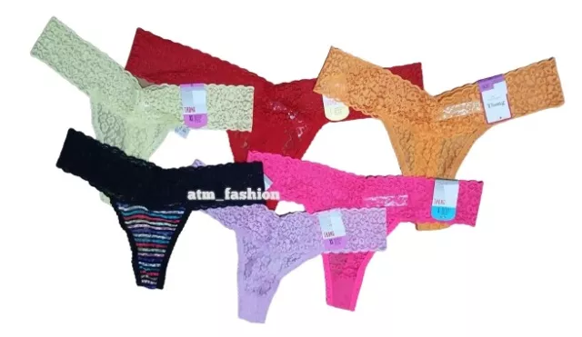 PRIMARK LADIES LACE Thong Underwear Brief Knickers Underpants Mens