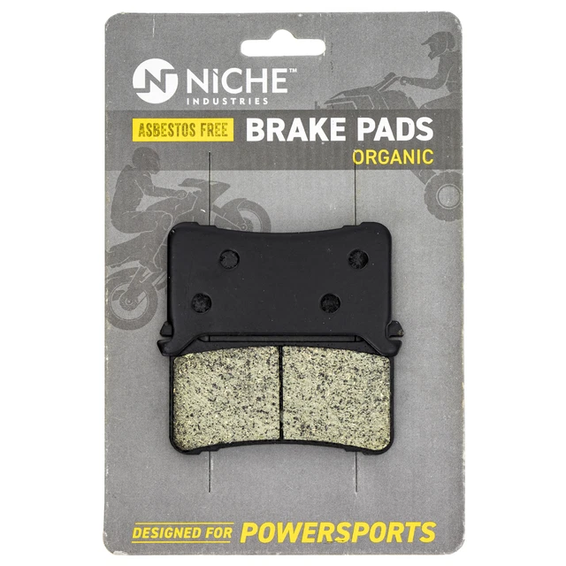 NICHE Brake Pad Set for Honda CBR1000R ABS 06455-MKF-D41 Front Organic