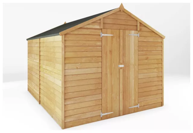 Mercia treated timber 10 x 8 ft garden/storage Shed New Flat Packed