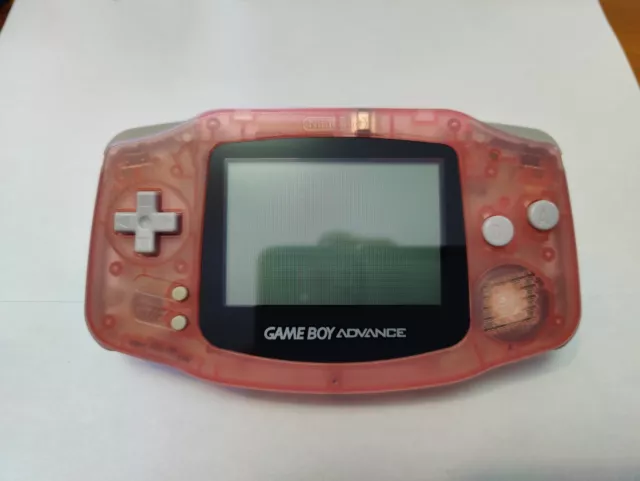 Nintendo Gameboy Advance AGB - 001 Rose Pink Fuchsia Console Original