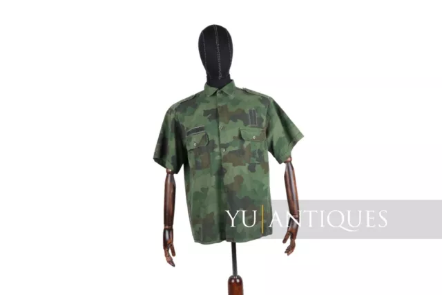 Yugoslavia Serbia Army M93 Oak Leaf Pattern Soldier Shirt 90s Balkan Civil Wars