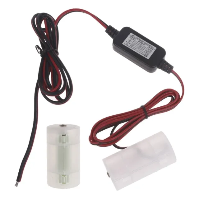 2Pin to 3V (2x1.5V) C Alkaline R14 Battery Eliminator Cable for LED Lights Toy