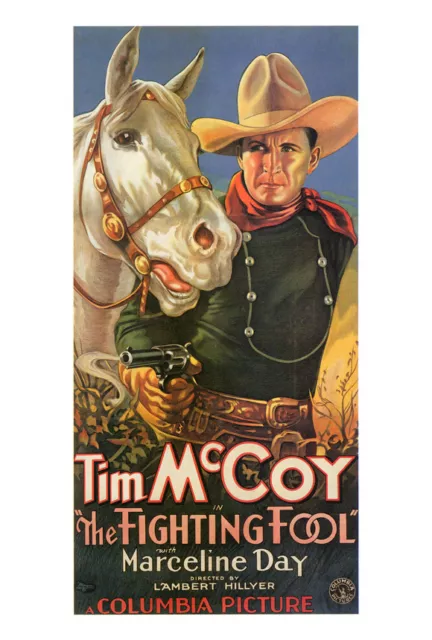 THE FIGHTING FOOL Movie POSTER 27x40 Tim McCoy Marceline Day William V. Mong