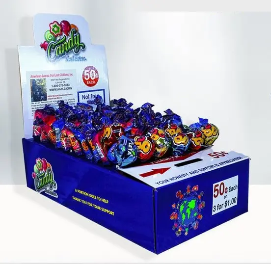 25 New Vending Route Display Honor Boxes Sells Candy & Lollipop Donation Charity