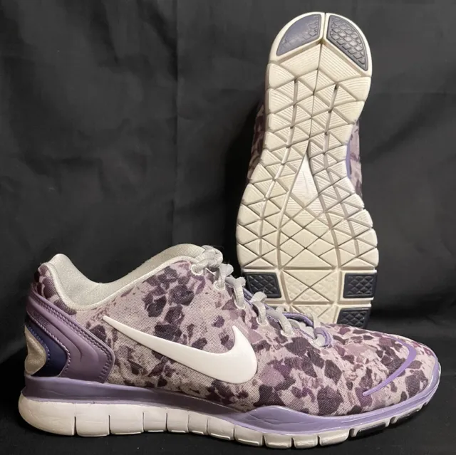 NIKE  Free Fit 2 Training Running Shoes Size 8.5 Purple Pattern 524893-500
