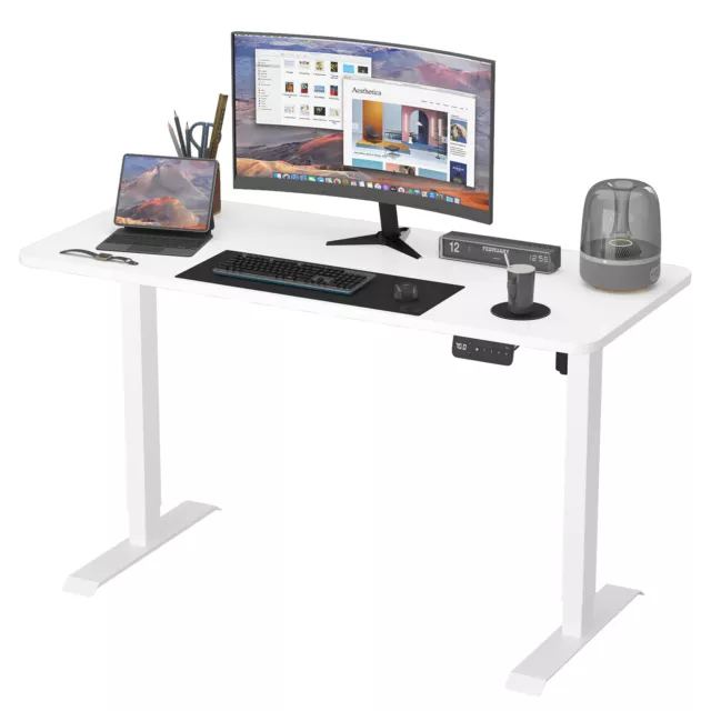 Standing Desk Electric Height Adjustable Sit Office Computer Table 140cm