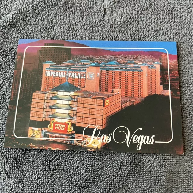 Imperial Palace Las Vegas Hotel Casino Postcard Vintage Travel Rare