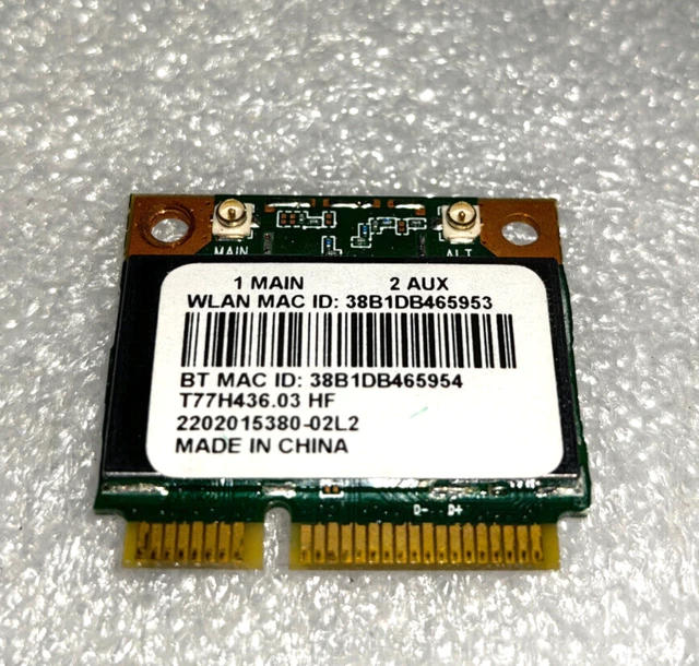 Carte WiFi Interne Acer Aspire E1-570 - QCWB335 - Compatible Et Garantie 6 Mois