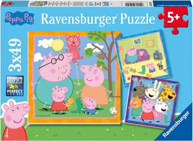 Ravensburger 3 x 49 Stck. Puzzle Pfefferschwein (05579)