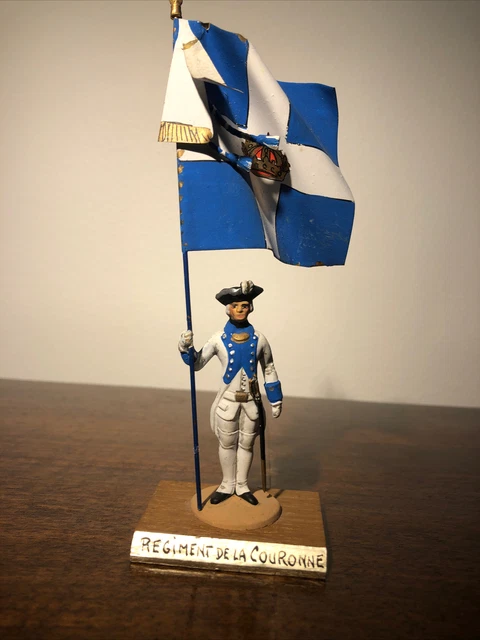 Soldat De Plomb Guy Renaud – Porte-drapeau 9ème Hussards – 1er Empire – 54mm