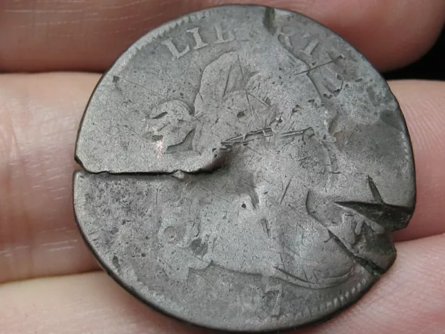 1797 Draped Bust Large Cent Penny- Stemless, Rare